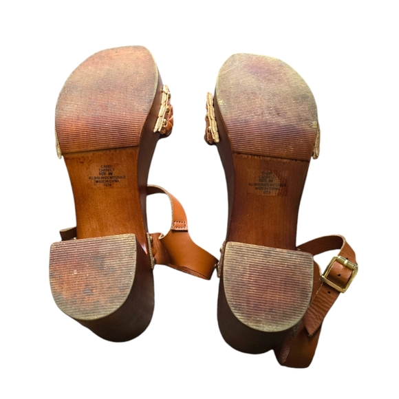 Madden girl Women's Delain Heeled Sandal cabby cognacLight brown wooden block - Picture 5 of 5